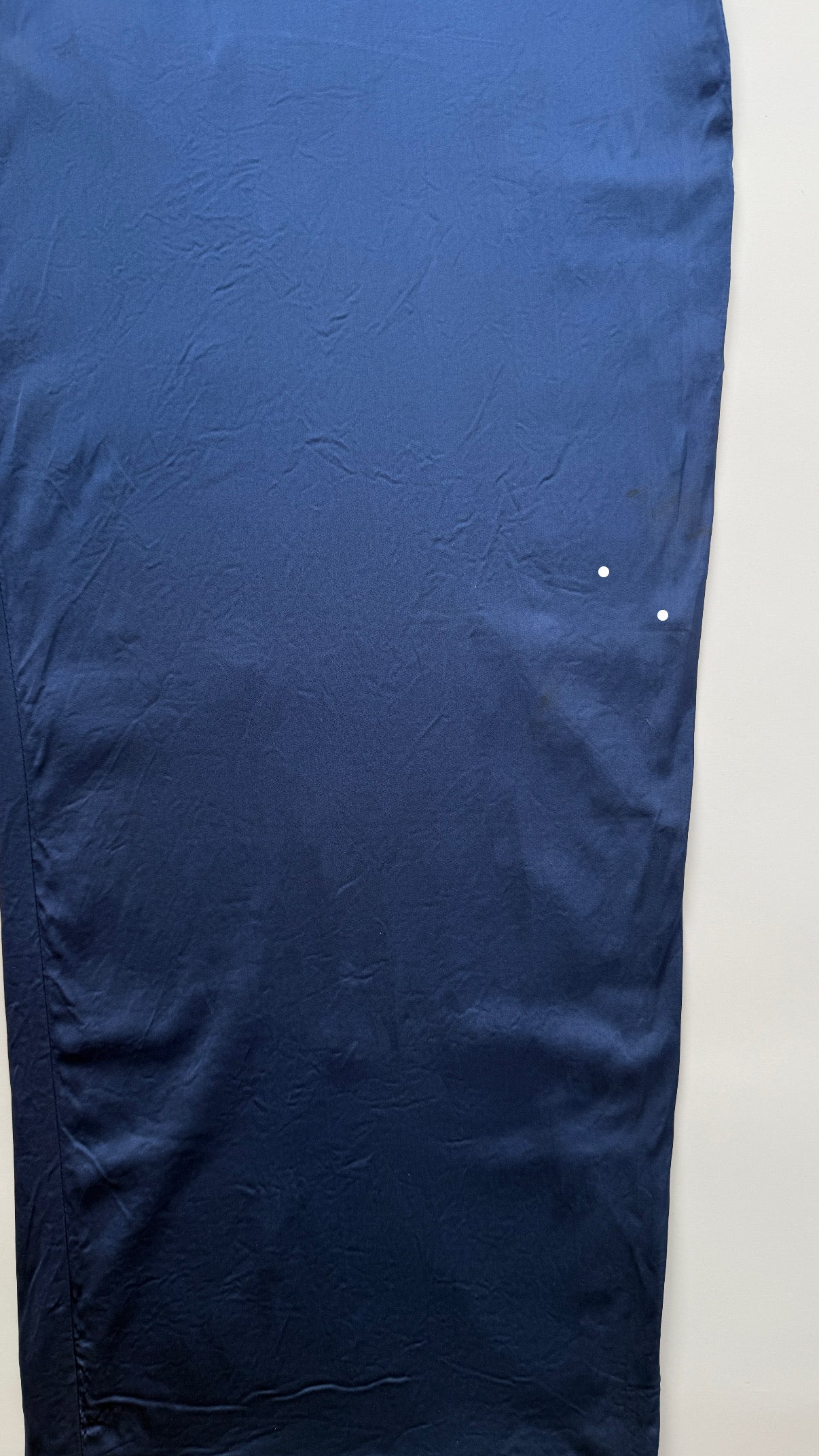 Blumarine S/S 1990 Vintage Blue Pearl Halter Dress (XS-M)