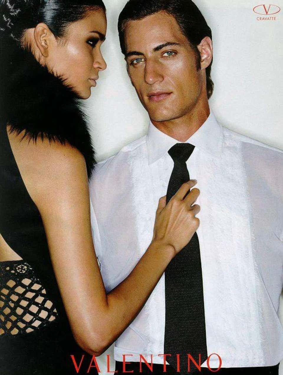 Valentino F/W 2001 Black Silk Beaded Backless Mini Dress