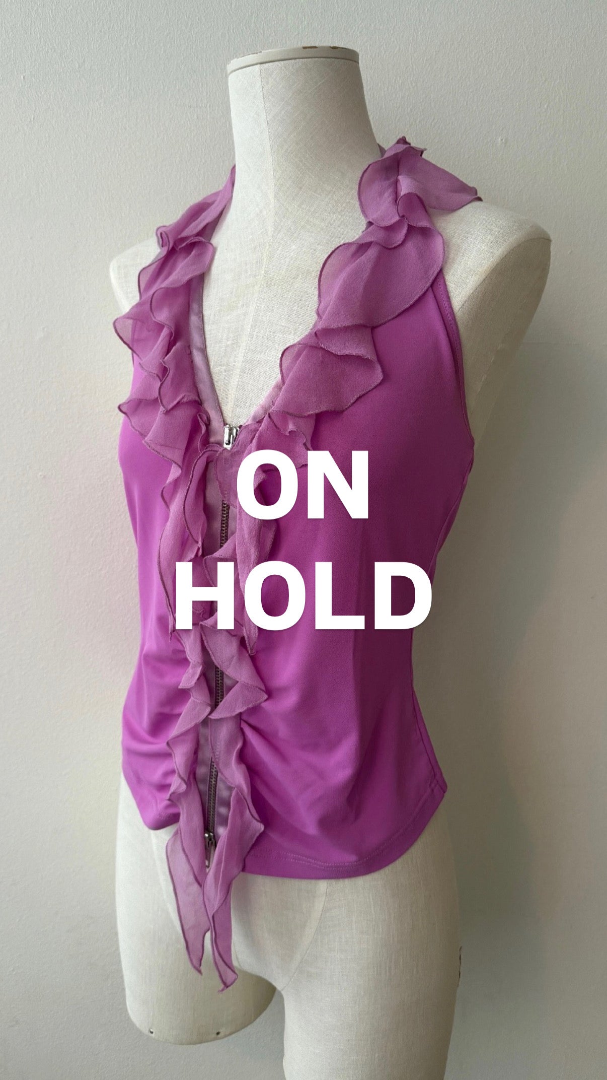 Emanuel Ungaro Fever Pink Silk Ruffle Top (S-L)