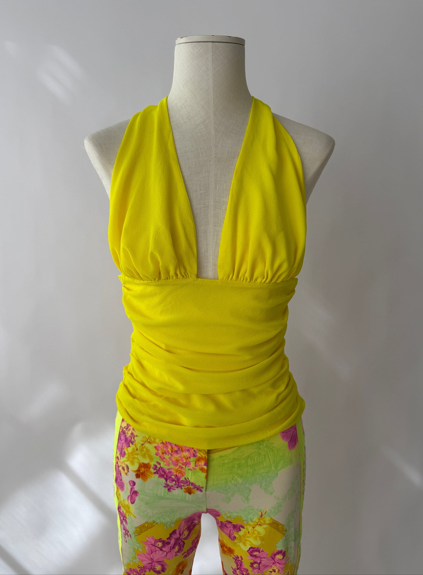 Versace S/S 2004 Halter Top and Capri Pants Runway Set (S)