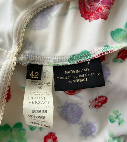 Versace 2000s Vintage Butterfly and Ladybug Dress (S/M)