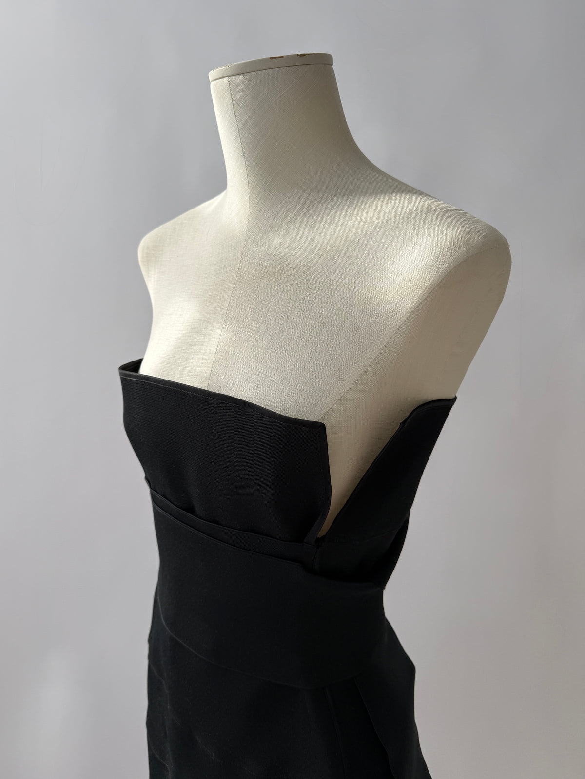 Yves Saint Lauren 2001 Tom Ford Black Bandage Wrap Dress (M/L)
