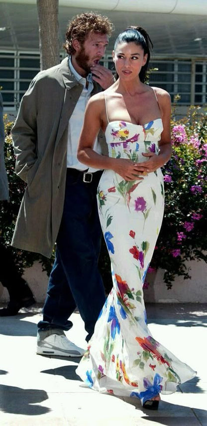 Dolce & Gabbana S/S 2002 Vintage Silk Floral Dress (XS/S)