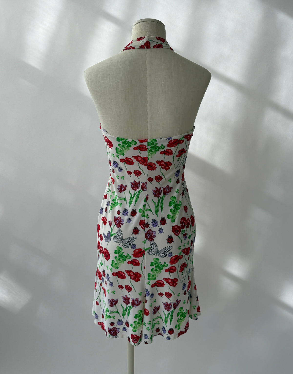 Versace 2000s Vintage Butterfly and Ladybug Dress (S/M)