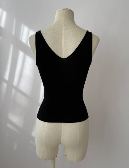 Valentino 2002 Vintage Knot Tie Cutout Top (S/M)