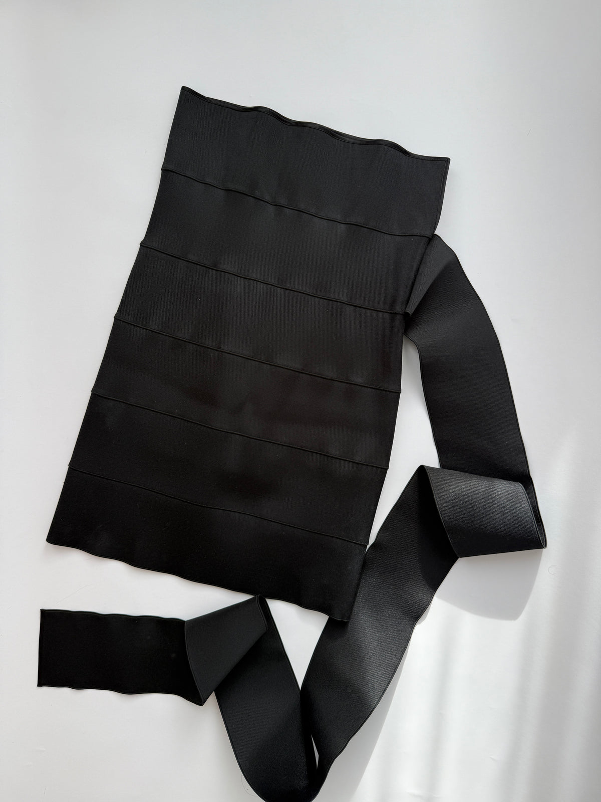 Yves Saint Lauren 2001 Tom Ford Black Bandage Wrap Dress (M/L)
