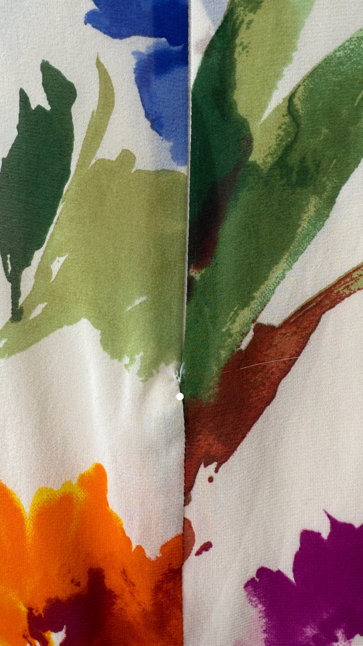 Dolce & Gabbana S/S 2002 Vintage Silk Floral Dress (XS/S)