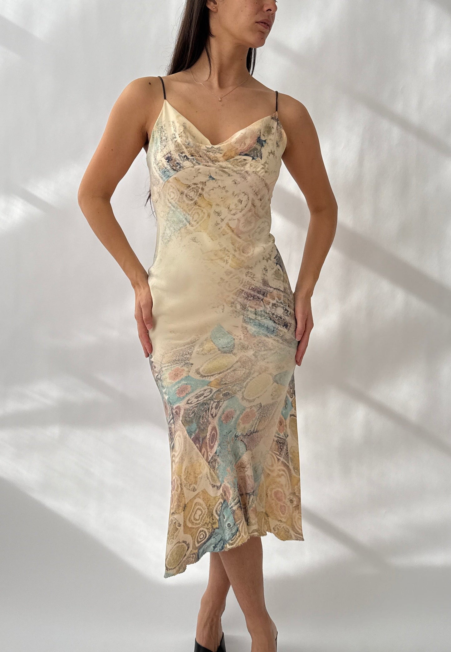 blue lace long dress Duntery V-neck Flowers Long Lace Dress, Candy-Pink main image 1