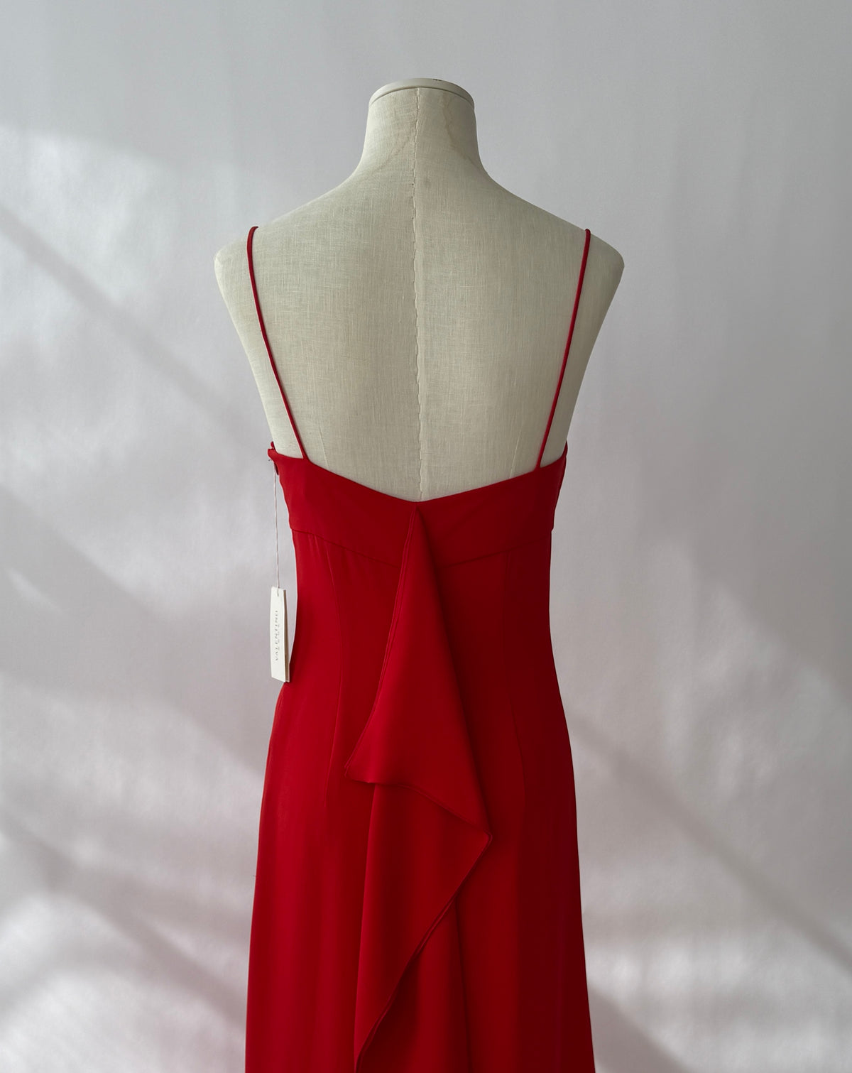 Valentino 2000s Vintage Red Floor Length Gown (S)