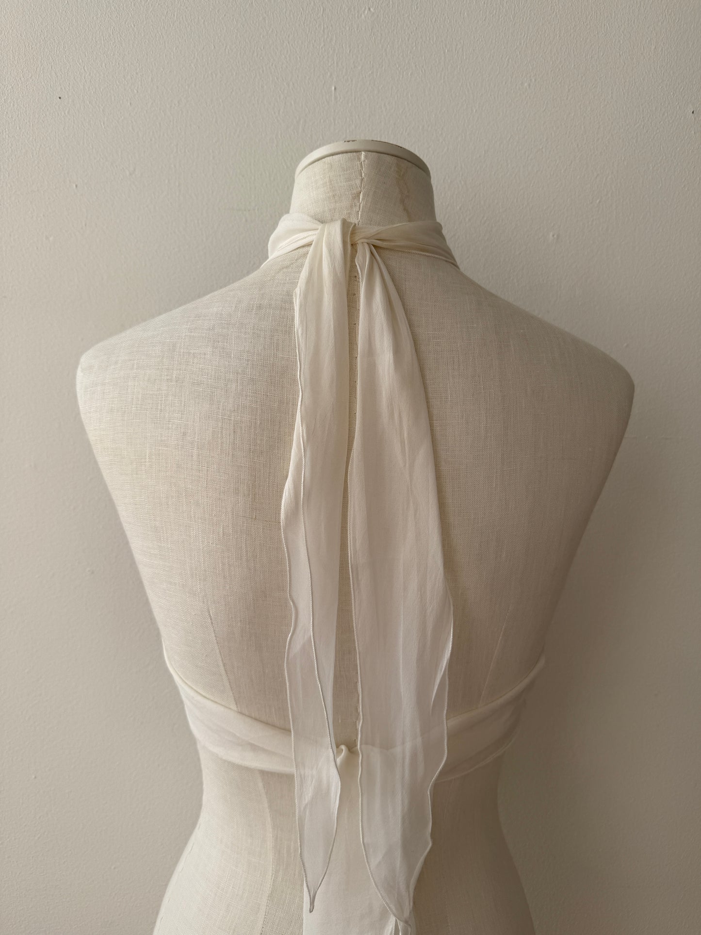 Emanuel Ungaro Fuchsia Silk Halter Open Back Flower Top (XS-L)