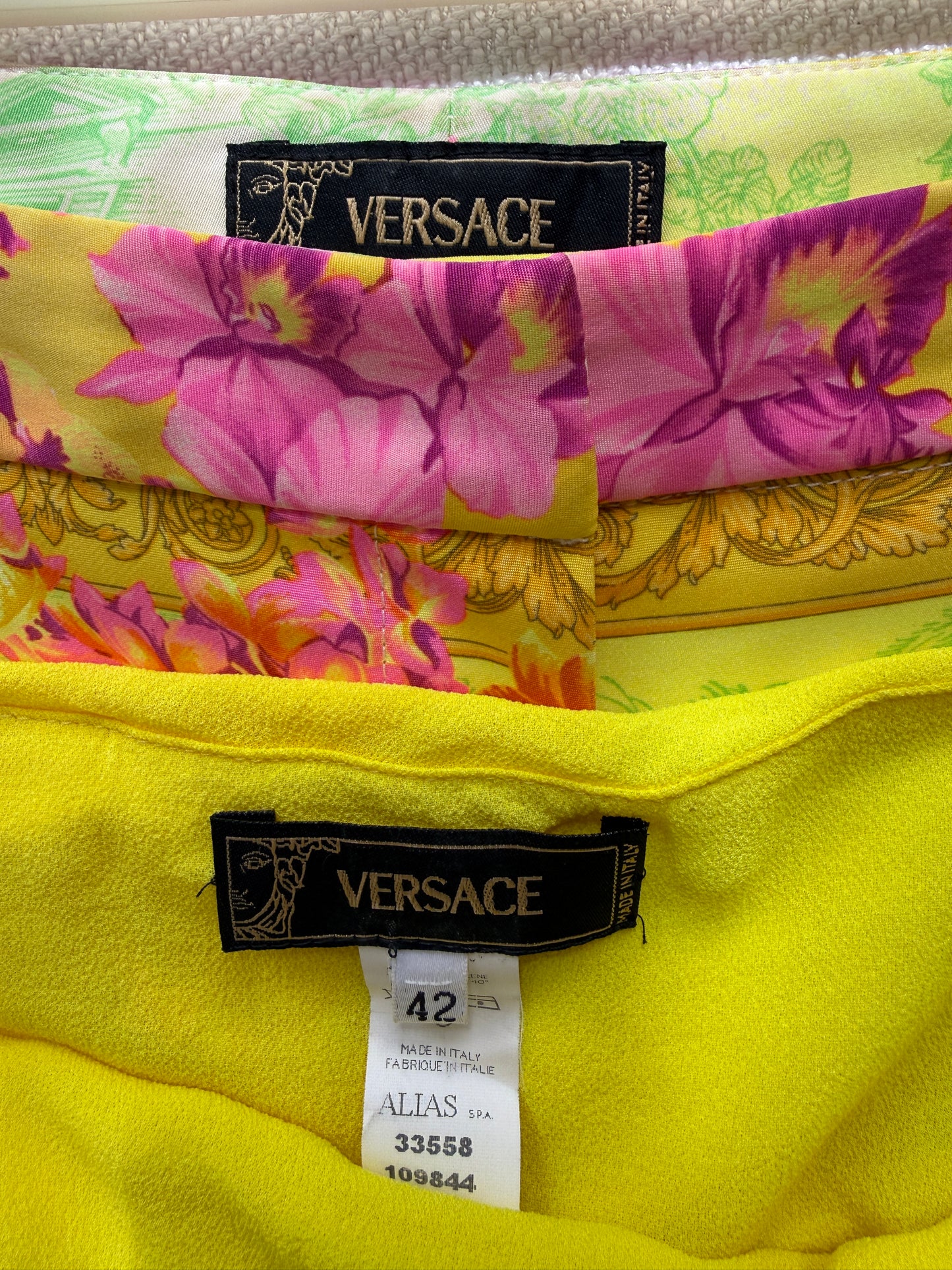 Versace S/S 2004 Halter Top and Capri Pants Runway Set (S)