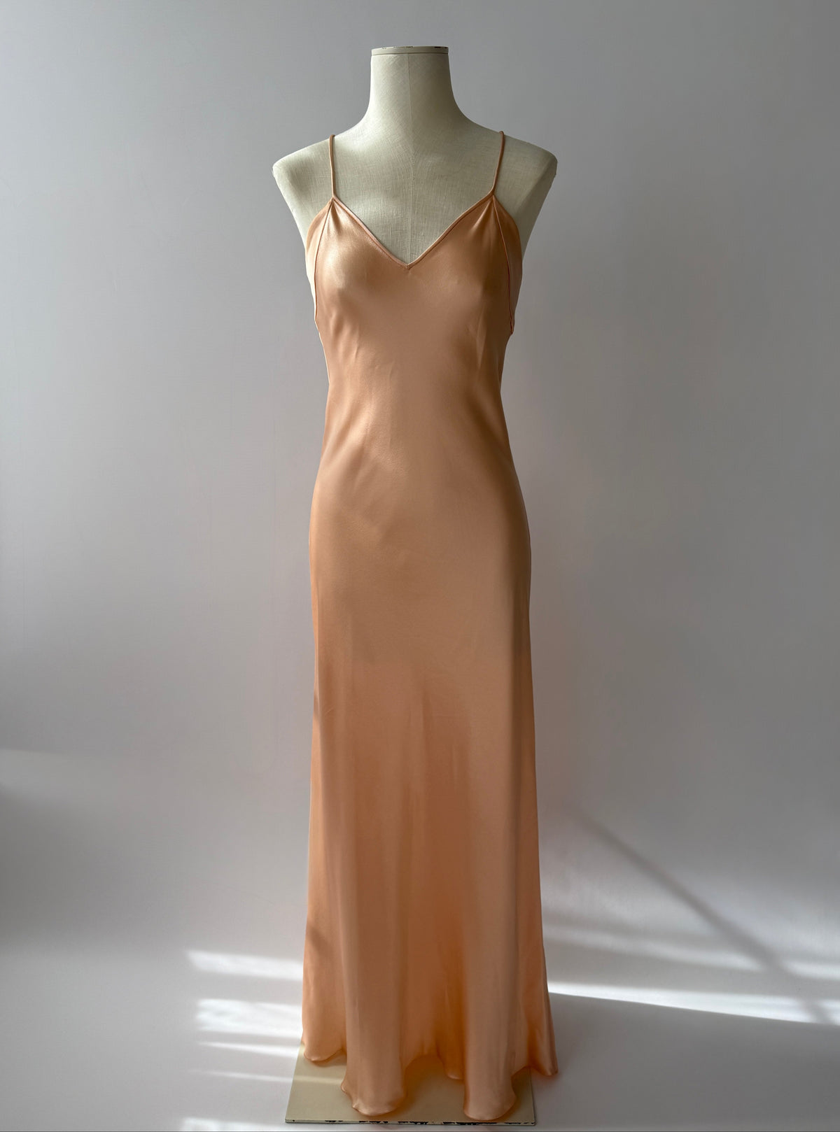 Emanuel Ungaro 2001 Vintage Silk Bias Cut Long Slip Dress (S)