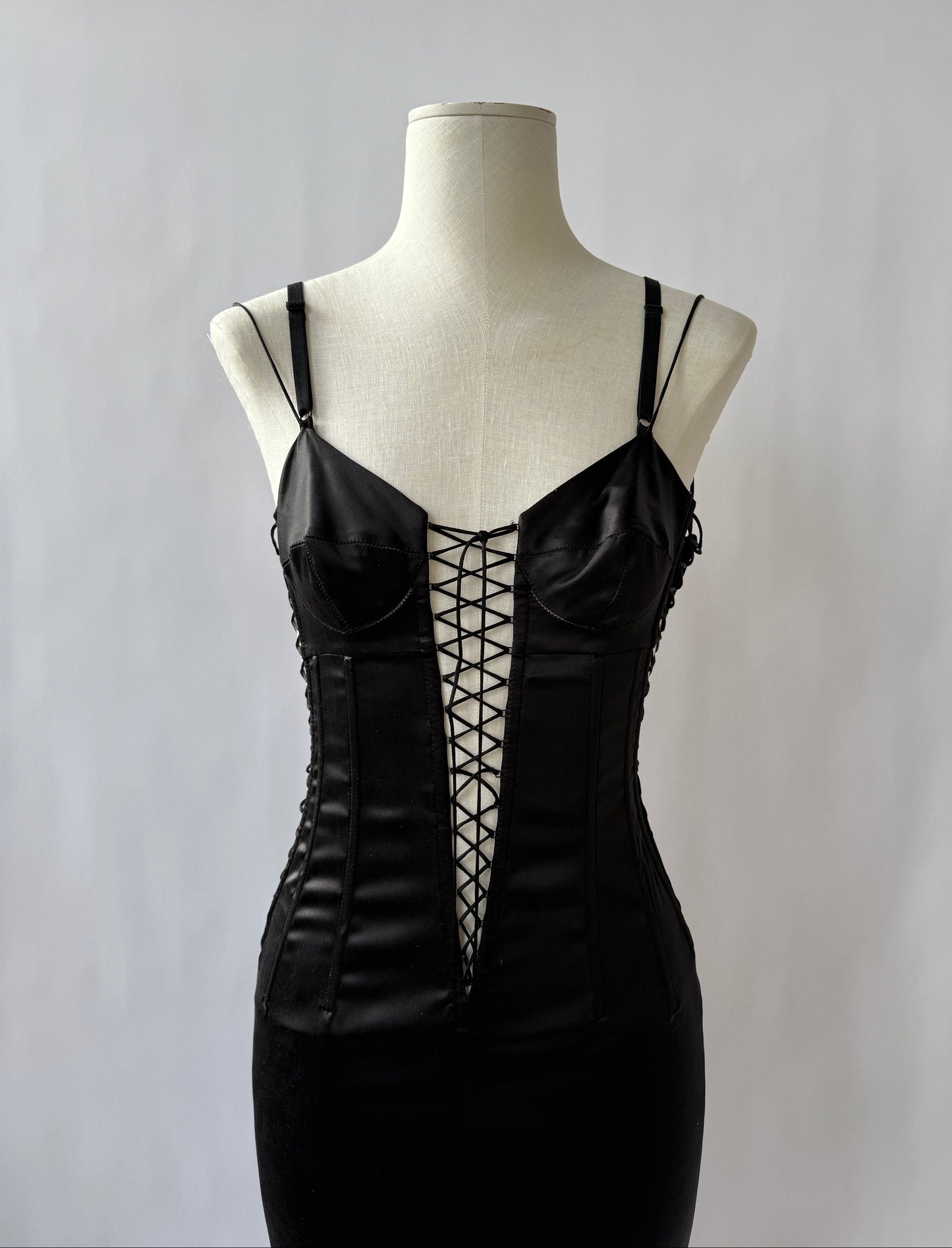 Detailed photo of the front view photo of the Dolce & Gabbana 2003 Bond Girl Dress