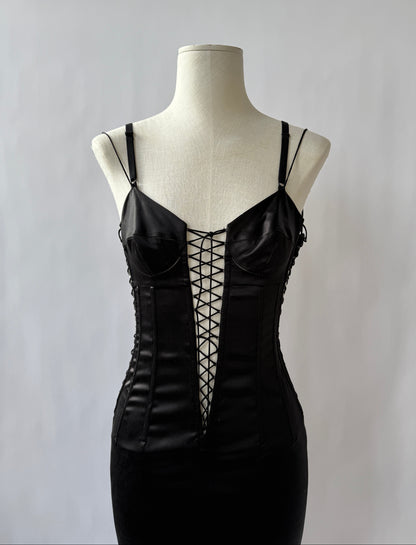 Detailed photo of the front view photo of the Dolce & Gabbana 2003 Bond Girl Dress