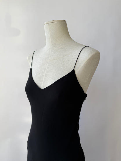 Ralph Lauren Purple Label 2008 Black Silk Runway Gown (S)