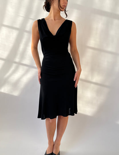 Valentino 2000s Vintage Beaded Backless Dress (S/M)