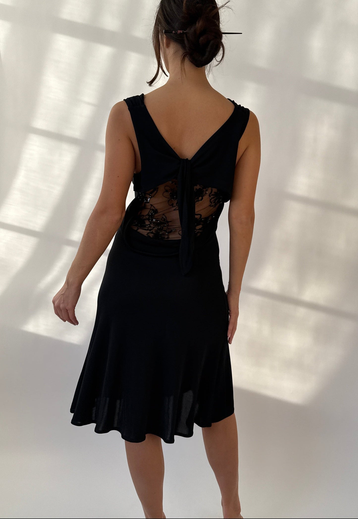 Valentino 2000s Vintage Beaded Backless Dress (S/M)