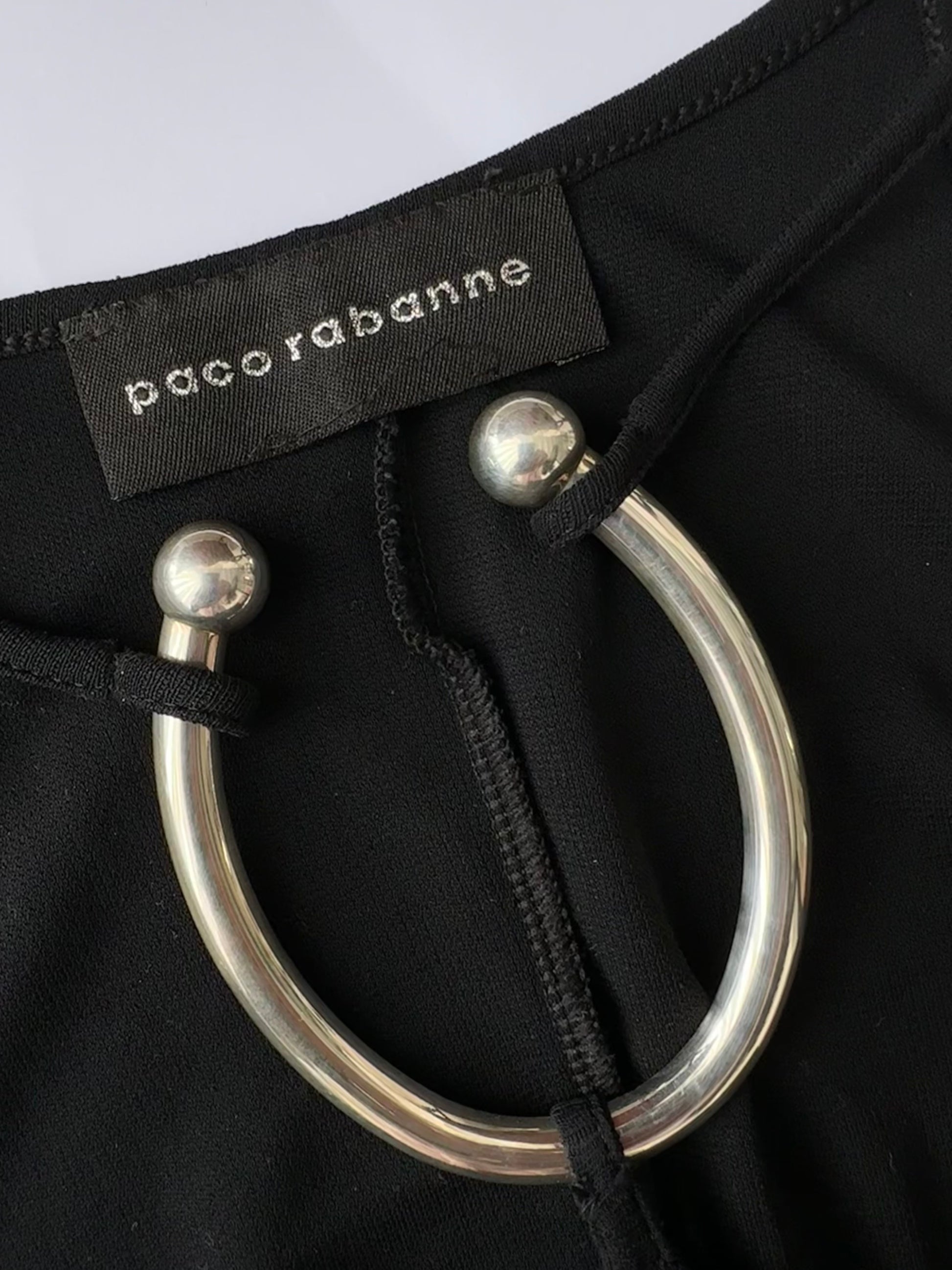 Paco Rabanne 90's Piercing Maxi Dress