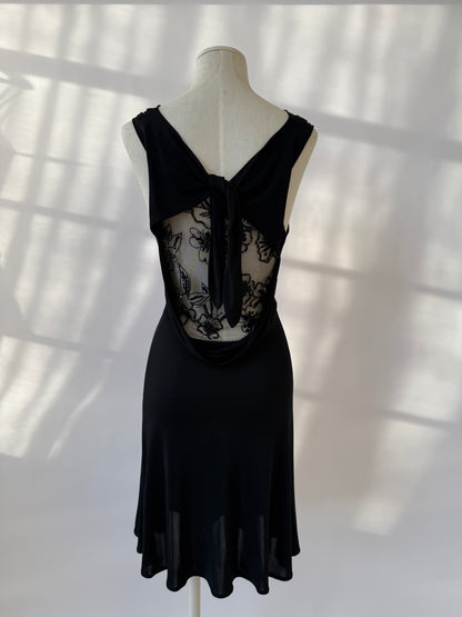 Valentino 2000s Vintage Beaded Backless Dress (S/M)