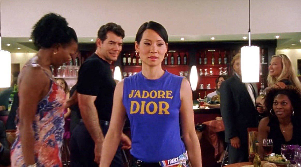 Christian Dior J'adore Dior World Champion 1974 Sleeveless Top worn by Lucy Liu in sex and the city