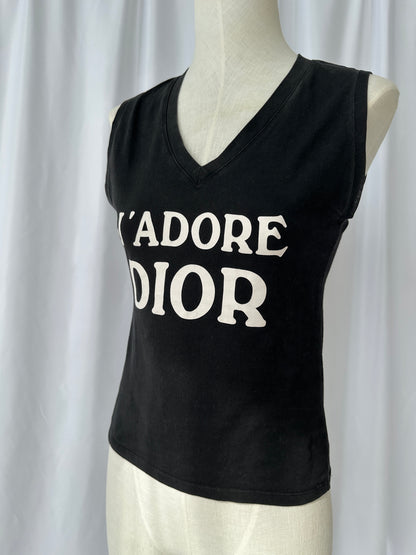 Christian Dior J'adore Dior World Champion 1974 Sleeveless Top side shot