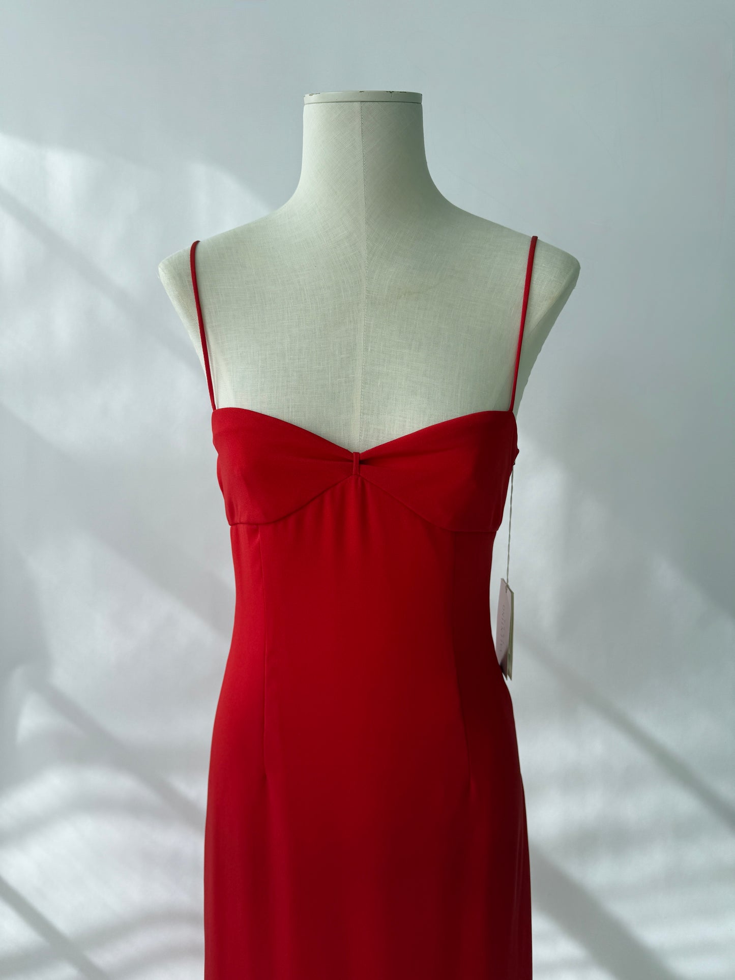 Valentino 2000s Vintage Red Floor Length Gown (S)