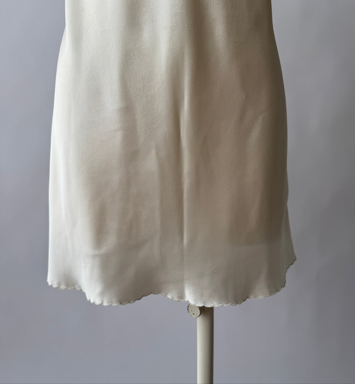 La Perla Silk Scalloped Bridal Slip Dress (S/M)