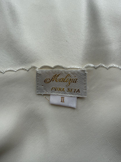 La Perla Silk Scalloped Bridal Slip Dress (S/M)